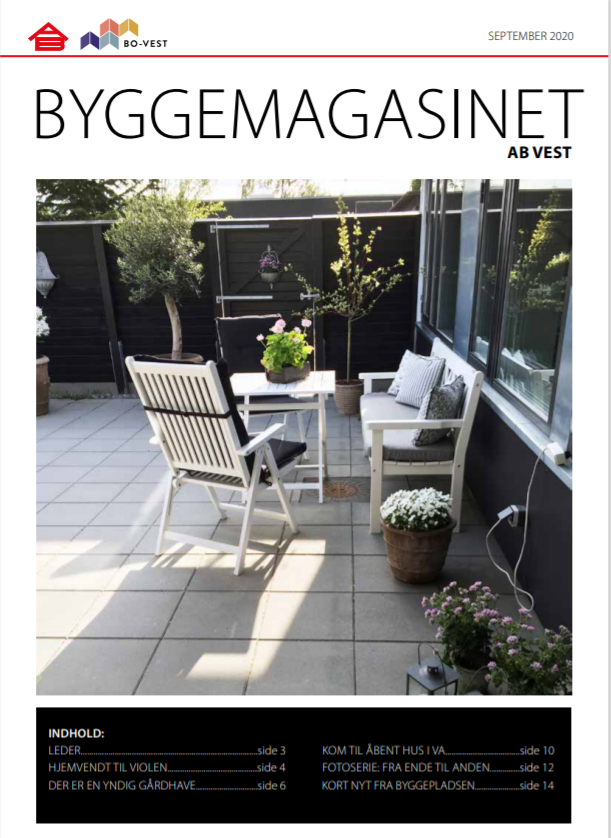 Forside til byggemagasin - September 2020